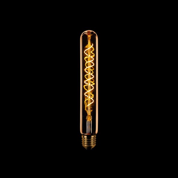 ETH Tube Spiral LED Filament - 18,5 cm - E27 - 8W - 2200K - gold