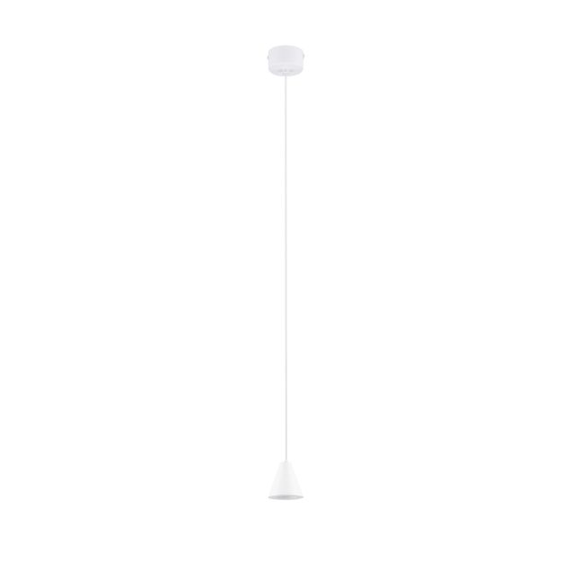 Nova Luce Irmos - Hängelampe - Ø 6 x 191 cm - 5W LED inkl. - Sand Weiß