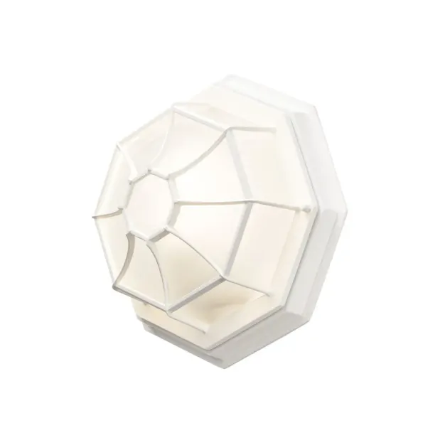 Konstsmide Budget - außenwandleuchte - 27 x 12,5 x 27 cm - IP23 - mattweiß