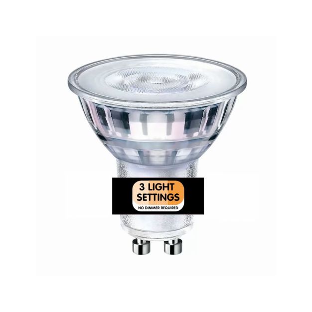 ETH LED Sceneswitch - 3-stufig dimmbar - GU10 - 5W - 2700K/2500K/2200K - transparent