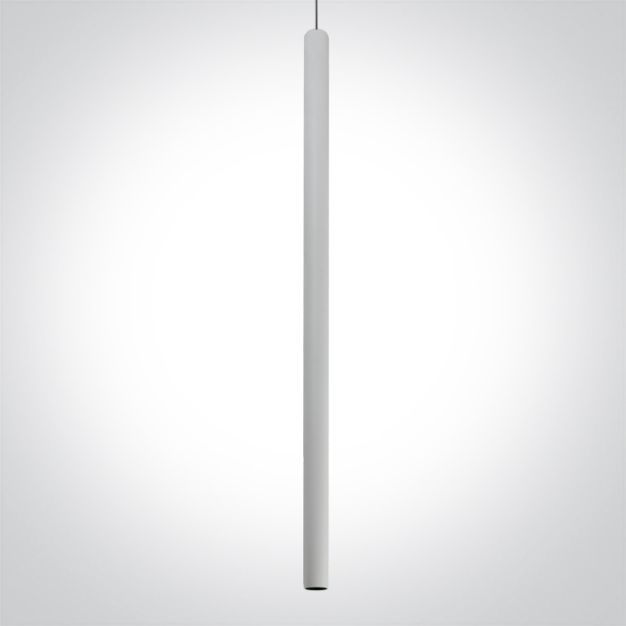 ONE Light Pendelleuchte Tubes - Hängeleuchte - Ø 2,6 x 120 cm - 6W LED inkl. - weiß