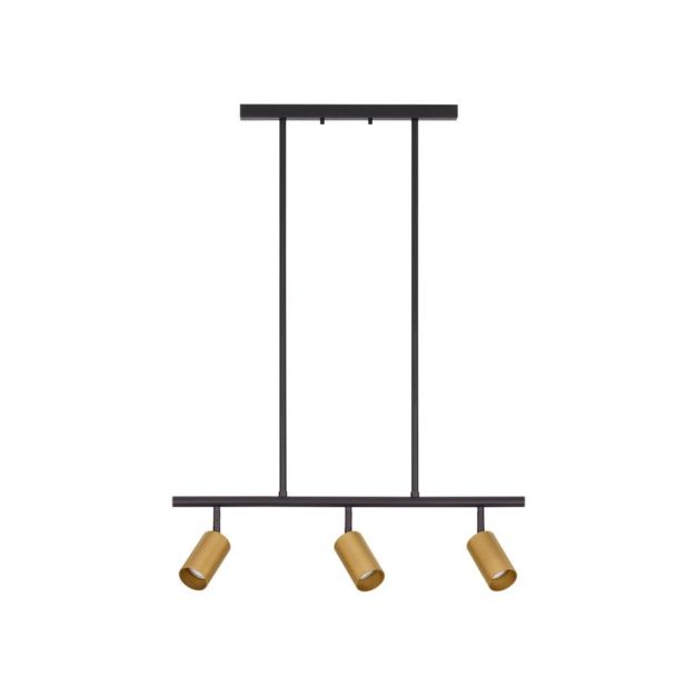 Nova Luce Pogno - pendelleuchte - 72 x 87,5 cm - schwarz und gold