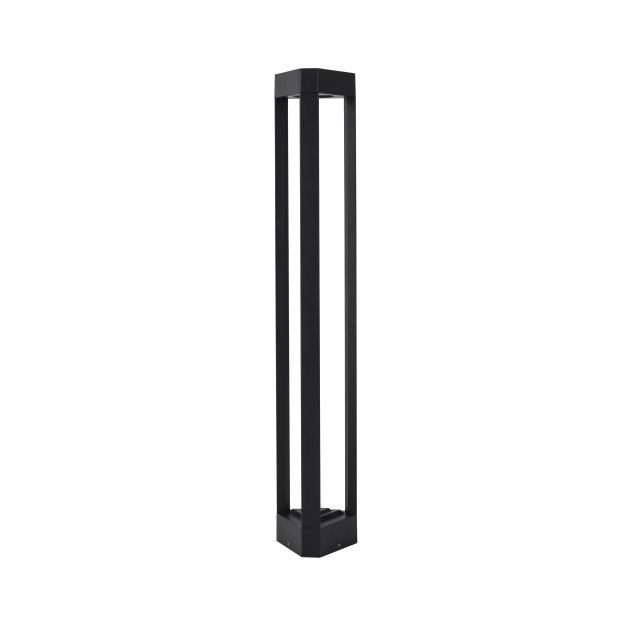 Nova Luce Pax - Gartenleuchte - 80 cm - 9W LED inkl. - IP54 - schwarz