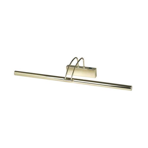 Searchlight LED Picture Lights - Wandleuchte mit Schalter - 68 x 11,5 cm - 13W LED inkl. - Messing poliert