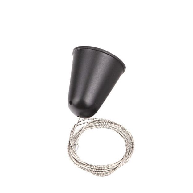 Maxlight - Aufhängeseil für 3F-Schienen - 500 cm - schwarz