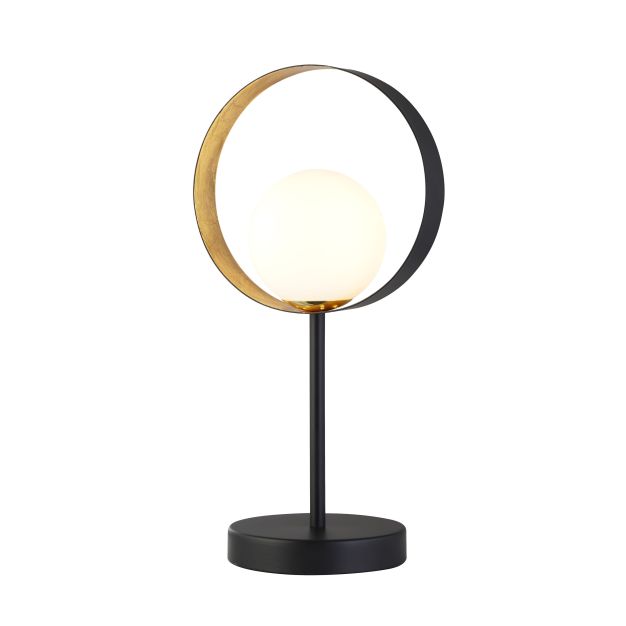 Searchlight Orbital - Tischleuchte - 18,2 x 13 x 36 cm - schwarz und gold