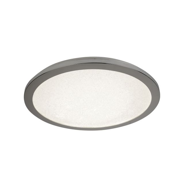 Searchlight Flush - Deckenleuchte - Ø 30 x 2,5 cm - 18W LED inkl. - IP44 - Chrom