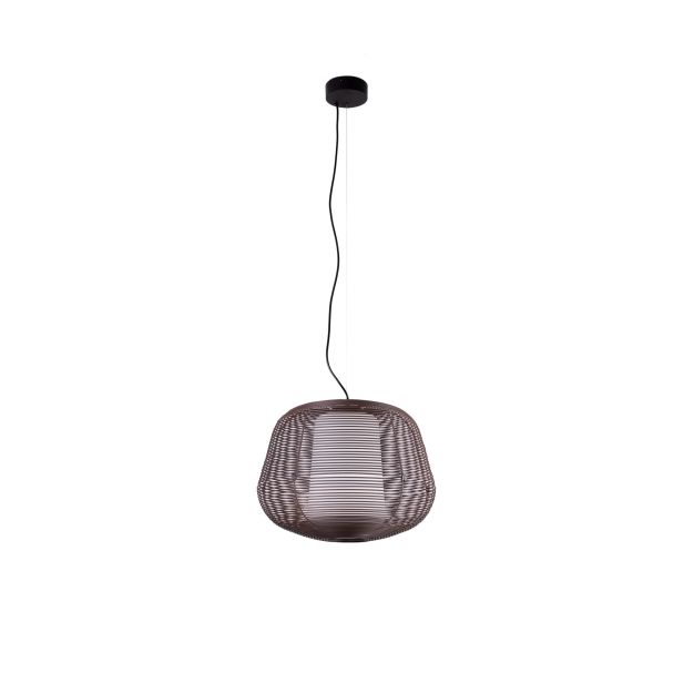 Faro Nara – hängelampe – Ø 46 x 35,4 cm – IP65 – rostbraun