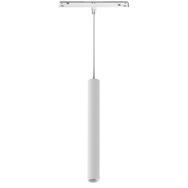 VK Lighting Eiva - Magnetisches Schienen-System - Hängeleuchte - Ø 3,6 x 130 cm - inklusive 7W LED - DALI dimmbar - weiß