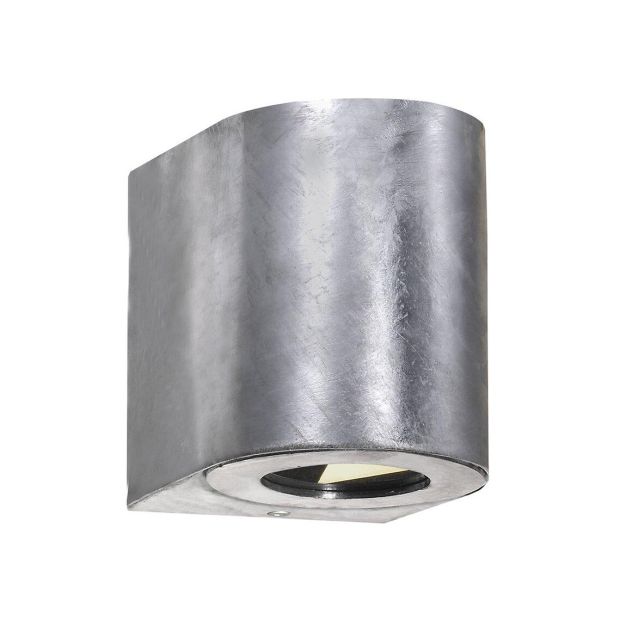 Nordlux Canto 2 - Außenwandleuchte - 8,7 x 10,4 cm - 2 x 5W LED inkl. - IP44 - Metall verzinkt