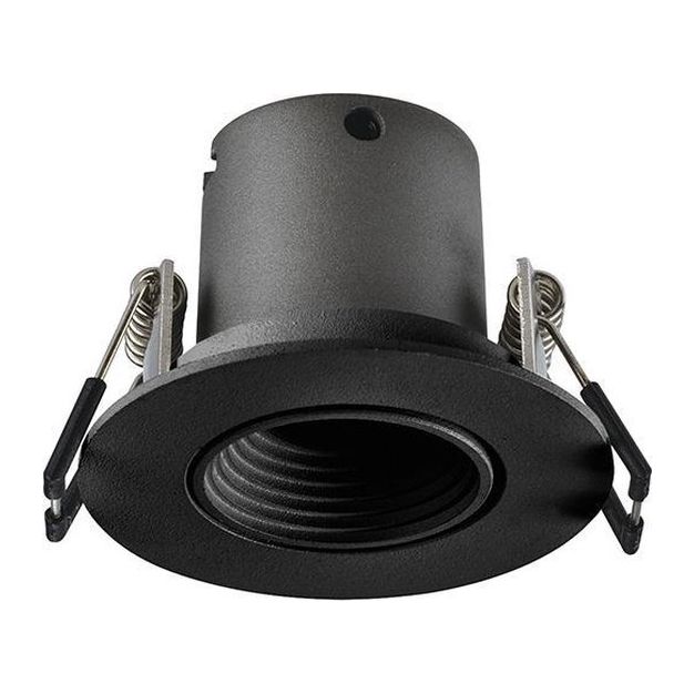 Integral Mini 50mm Einbaustrahler - Ø 60 mm, Ø 50 mm Einbaugröße - inkl. 3,3W LED - schwarz