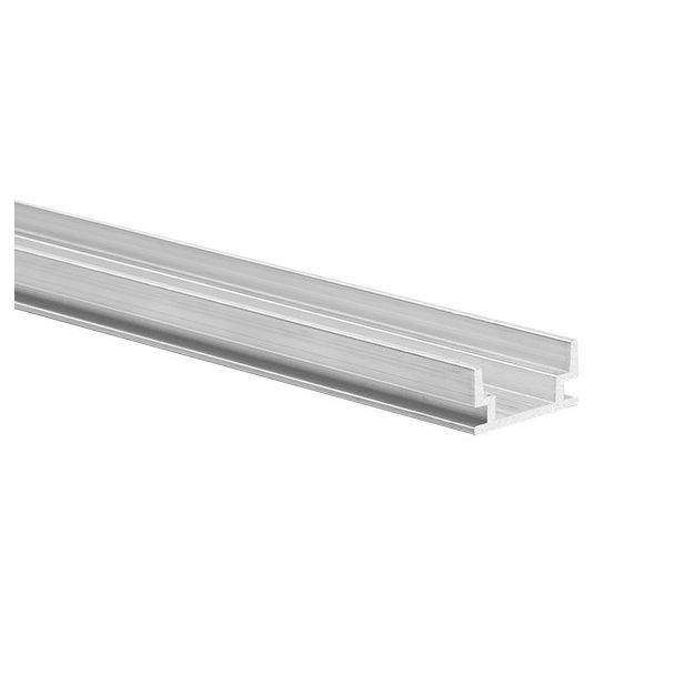 KLUS HR-ALU - Profil - 1,9 x 0,85 cm - silber eloxiert