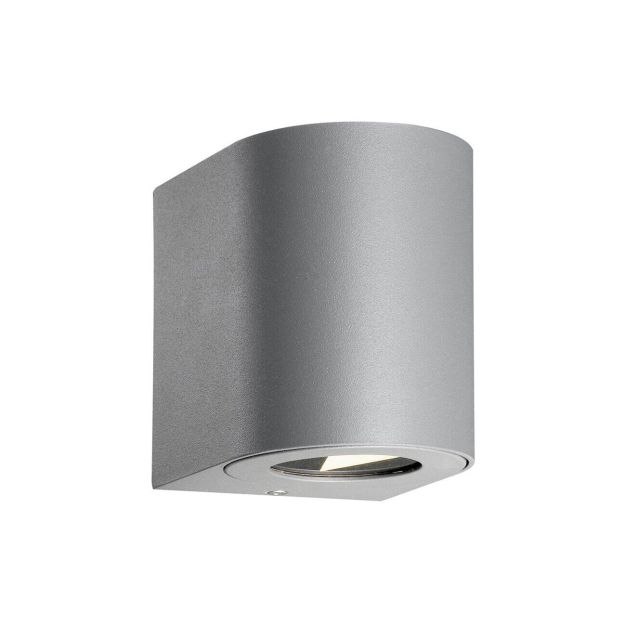 Nordlux Canto 2 - Außenwandleuchte - 8,7 x 10,4 cm - 2 x 6W LED inkl. - IP44 - grau