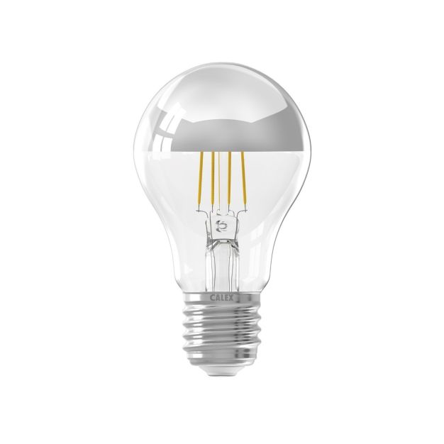 Calex LED-Diamantfadenlampe - Ø 6 x 10 cm - E27 - 4W - dimmbar - 2700K - transparent mit Reflektor