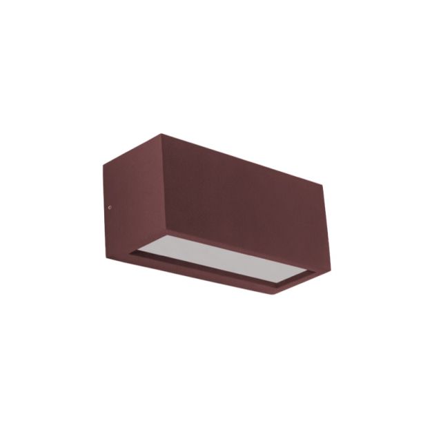 Century Italia Reverso - Außenwandleuchte - 10 x 11 x 25 cm - IP65 - braun