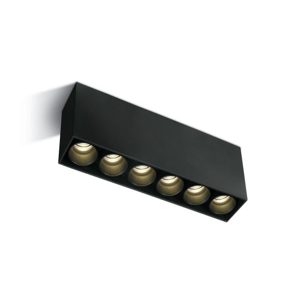 ONE Light Dark Light Ceiling Tubes - Deckenleuchte - 18,5 x 3,5 x 8,4 cm - 15W LED inkl. - schwarz