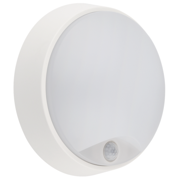 Century Italia Forma - Decken- und Wandleuchte - Ø 21,4 x 8 cm - 14W LED inkl - mit Bewegungssensor - einstellbare Lichtfarbe - IP54 - weiß