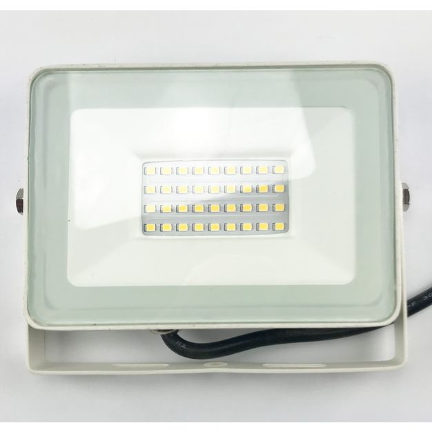 Elmark Stellar Helios30 - Haushaltsstrahler - 15 cm - 30W LED inkl. - IP65 - weiß