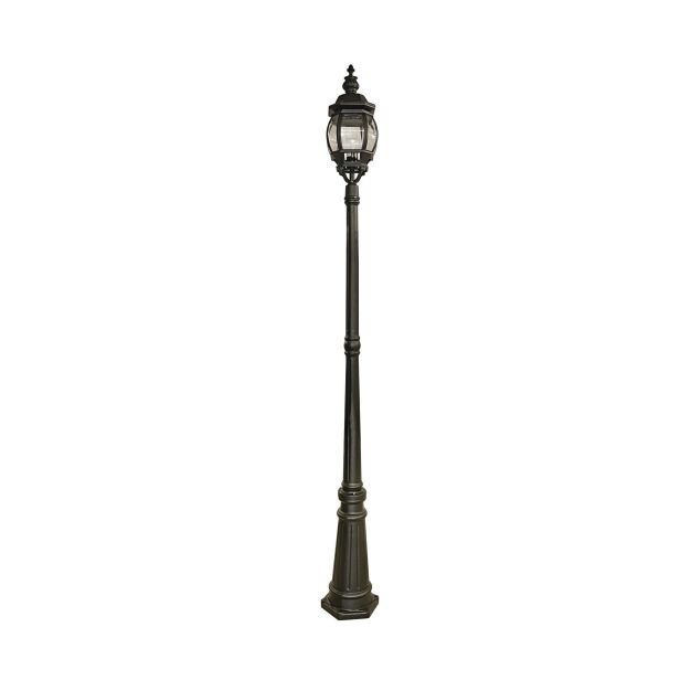 Searchlight Bel Aire - Mastleuchten - Ø 16 x 220,5 cm - IP23 - schwarz