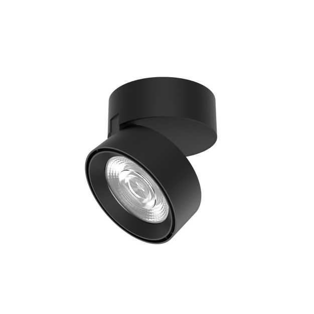 Nova Luce Universal - Aufbaustrahler 1L - Ø 9,5 x 7 cm - 20W LED inkl. - Sand schwarz