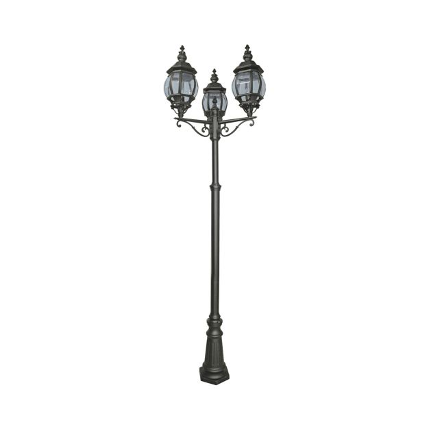 Searchlight Bel Aire - Lampenmasten - Ø 22 x 105 cm - IP23 - schwarz