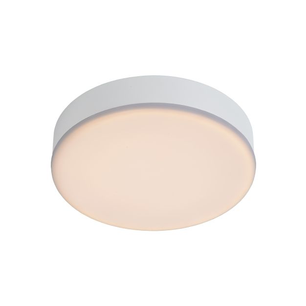 Lucide Ceres-LED - Badezimmer-Deckenleuchte - Ø 21,5 x 5 cm - 30W dimmbare LED inkl - IP44 - weiß