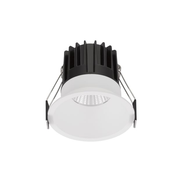 Nova Luce Luela - Einbaustrahler - Ø 85 mm - Einbaumaß 75 mm - 13W LED inkl. - weiß - 3000K