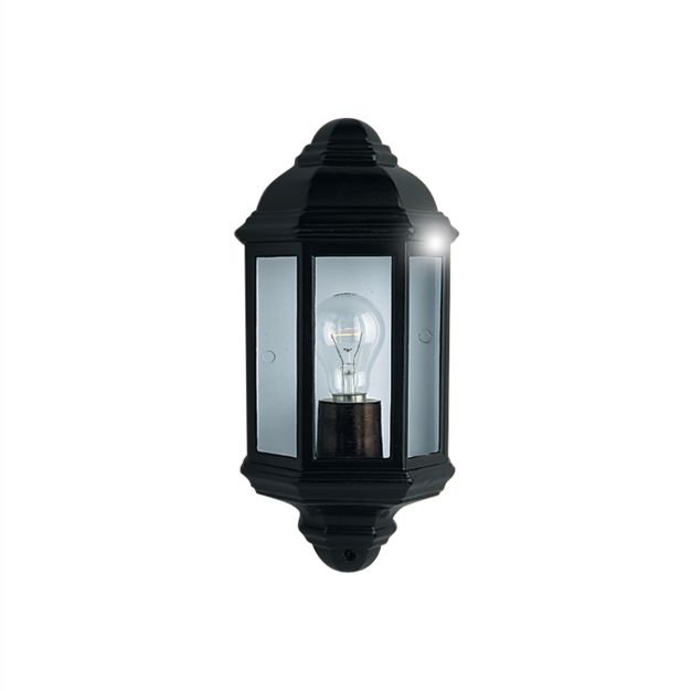 Searchlight Bath - Außenwandleuchte - 17 x 36 cm - IP44 - schwarz