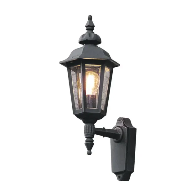 Konstsmide Pallas Up - außenwandleuchte - 18 x 23 x 48 cm - IP23 - mattschwarz