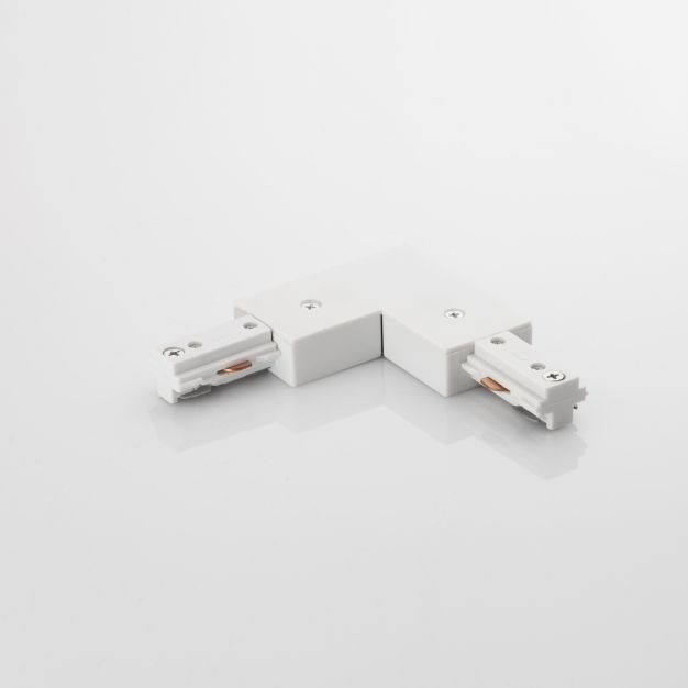 Nova Luce L-Steckverbinder 3 Drähte - weiß