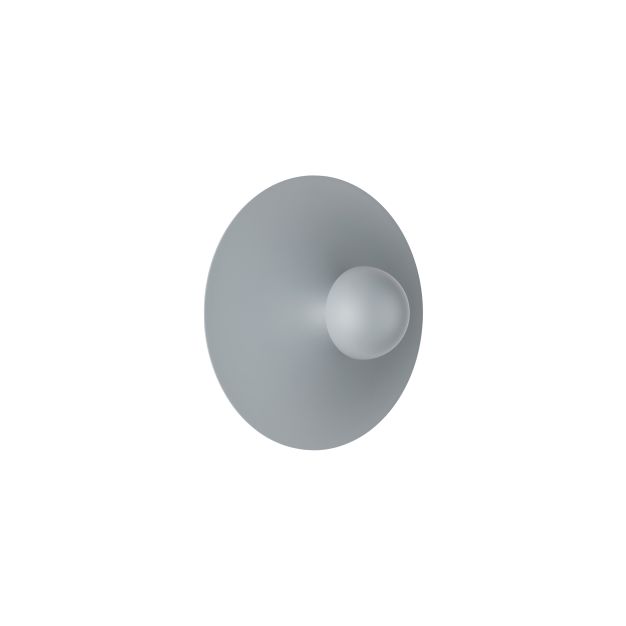 Nova Luce Edem - wandleuchte - Ø 25 x 11 cm - 9W LED inkl. - Bläulich Grau
