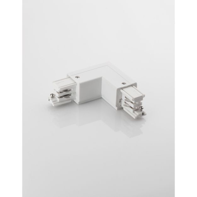 Nova Luce L-Steckverbinder 4 Drähte - weiß