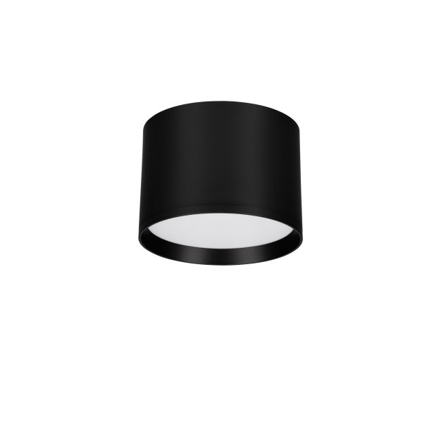 Nova Luce Ziaza - Deckenleuchte - Ø 12 x 8,6 cm - 17W LED inkl. - Sand schwarz