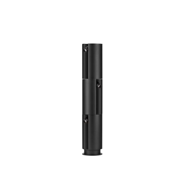 Nova Luce Taglio - Gartenpfosten - Ø 12 x 65 cm - 8W LED inkl. - IP65 - Sand schwarz