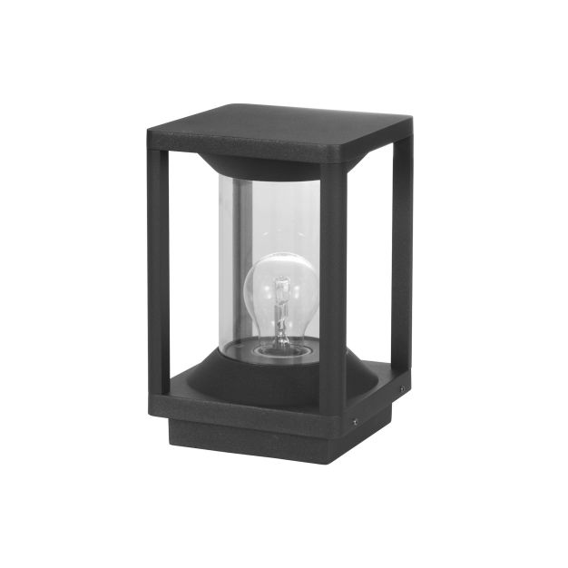 Nova Luce Loeve - Stehleuchte - 14,5 x 14,5 x 22 cm - IP65 - anthrazit