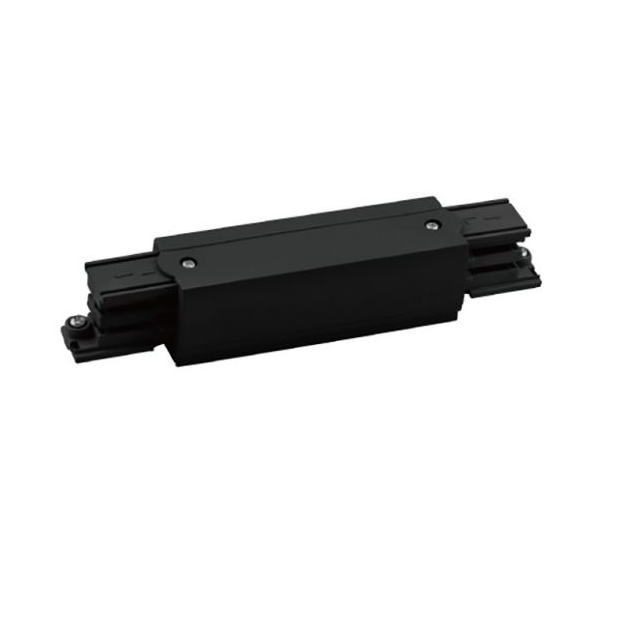Maxlight Track - Stromversorgungsstecker gerade für Schienen - 166 x 31,5 x 32,5 mm - schwarz