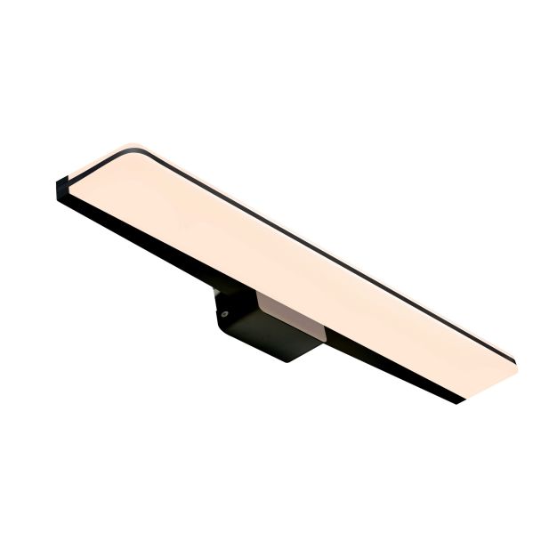 Nordlux Tinia 60 - wandleuchte - 60 x 10 x 14 cm - 3 Stufen dimmbar - 24W LED inkl. - IP44 - schwarz
