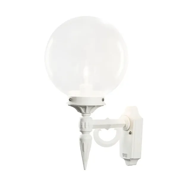 Konstsmide Orion - außenwandleuchte - 25 x 34 x 44 cm - IP23 - weiß und transparent