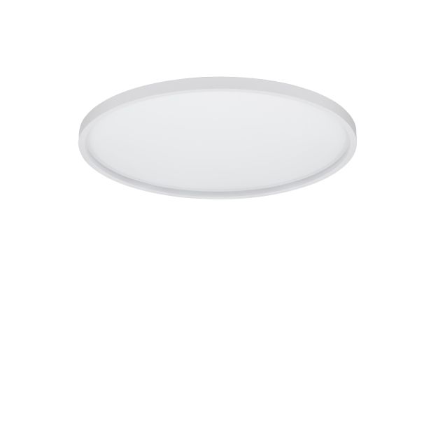 Nova Luce Chet - Deckenleuchte mit Fernbedienung - Ø 58,3 x 6,5 cm - 49W dimmbar LED inkl. - Sand Weiß