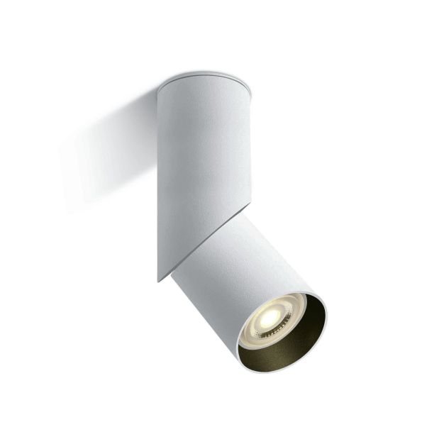 ONE Light GU10 Deckenleuchten - Aufbaustrahler 1L - Ø 5,7 x 19,6 cm - weiß