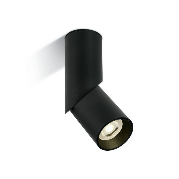 ONE Light GU10 Deckenleuchten - Aufbaustrahler 1L - Ø 5,7 x 19,6 cm - schwarz