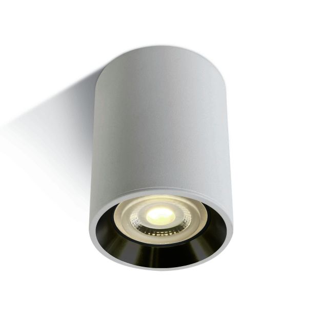 ONE Light Dark Light Cylinders - Deckenleuchte - Ø 7 x 10 cm - weiß und schwarz