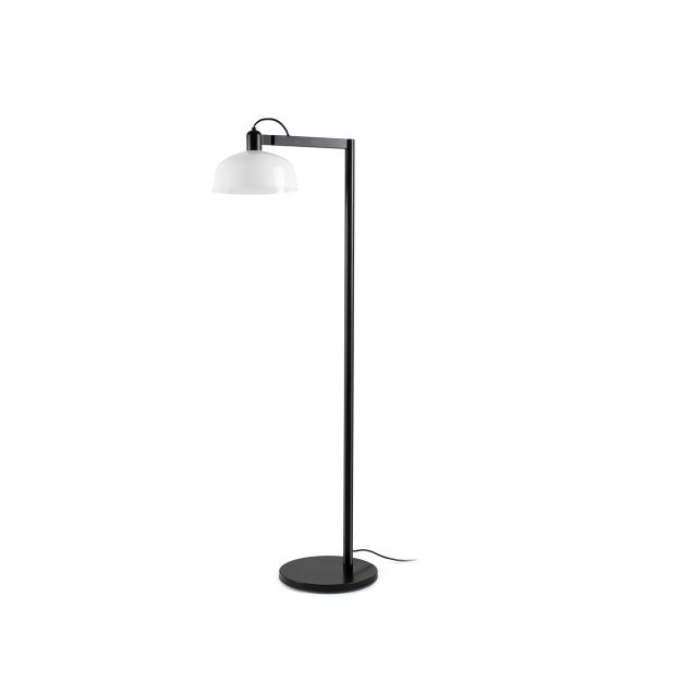 Faro Tatawin - Stehleuchte - 30 x 47,4 x 148 cm - schwarz satiniert und weiß glänzend