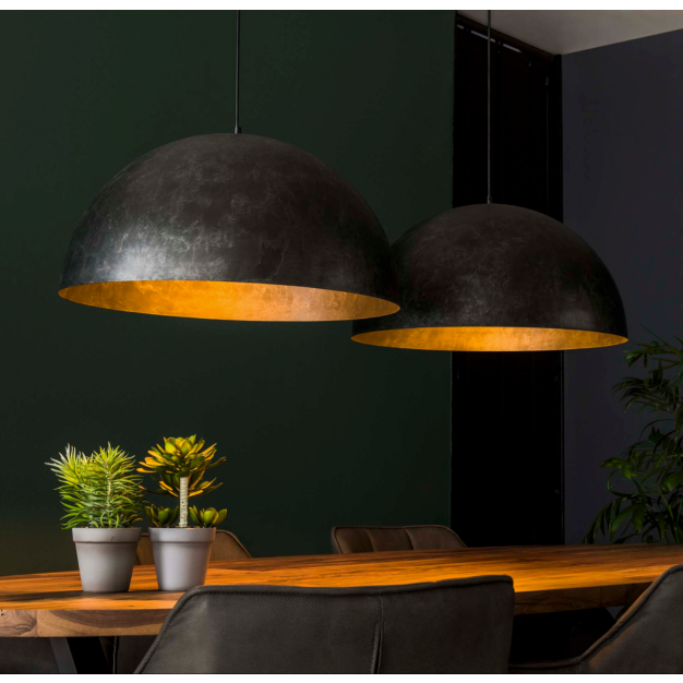 Vico Dome - Hängeleuchte - 142 x 60 x 150 cm - Holzkohle