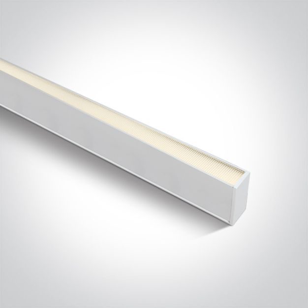 ONE Light LED Linear Profiles - Decken-/Hängelampe - 120 x 7 x 3,5 cm - 40W LED inkl. - weiß - einstellbare Lichtfarbe