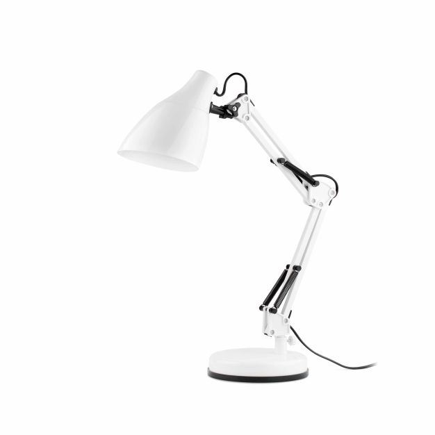 Faro Gru - Schreibtischlampe - 33 x 15,7 x 50 cm - matt weiß