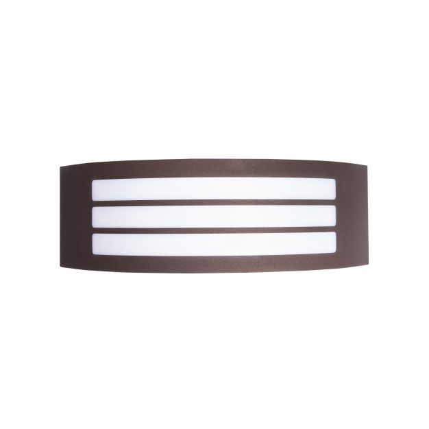 Nova Luce Zenith - Außenwandleuchte - 30,5 x 9 x 10,5 cm - IP44 - antikbraun