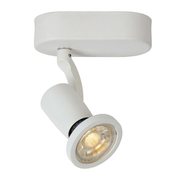 Lucide Jaster 1 - Aufbaustrahler - 6 x 15,5 x 11,7 cm - 5W LED inkl. - weiß
