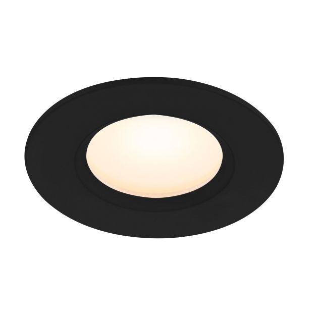 Nordlux Tiaki - einbauspot - Ø 85 mm, Ø 72 mm einbaumaß - 5,7W dimmbare LED inkl. - IP65 - schwarz