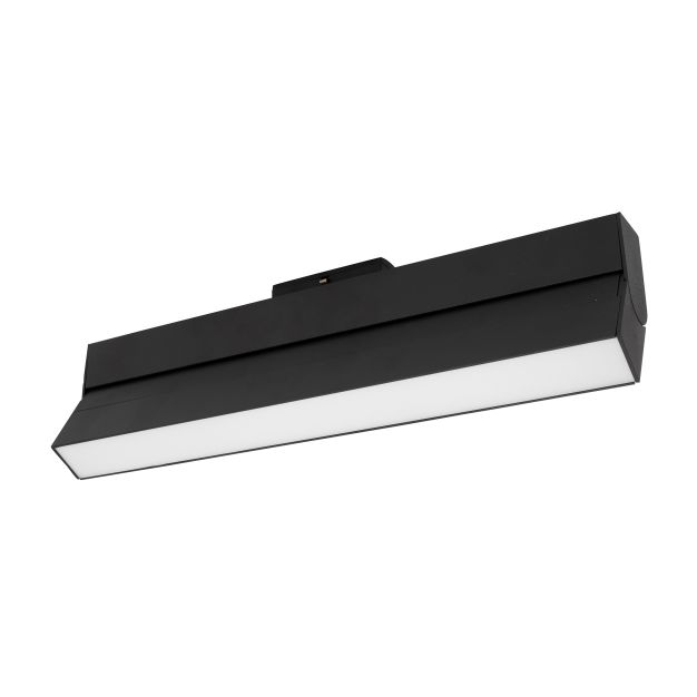 Nova Luce Rieti - Leuchte für Magnetprofilsystem - 40,7 x 3,4 x 11,6 cm - 22W LED inkl. - schwarz - Lichtfarbe warmweiß